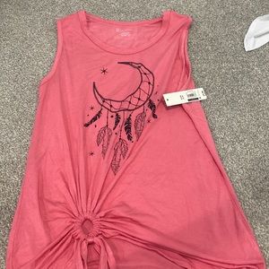 Pink hippie tank top